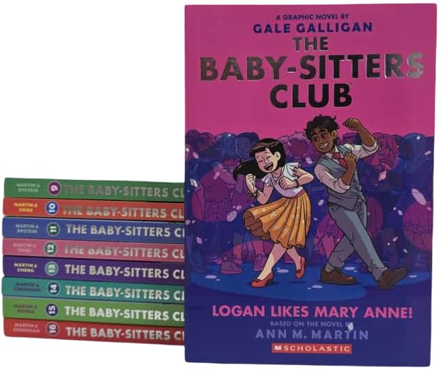 The Baby-Sitters Club 8 Graphic Novels Collection for Ages 8+