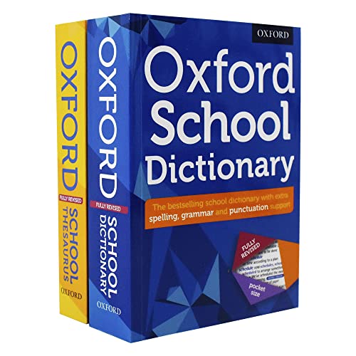 Oxford School Dictionary and Thesaurus 2 Books Set – Lowplex Books