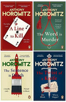 Hawthorne & Horowitz Mysteries – 4 Book Set (The Word Is Murder, The Sentence Is Death & More) | Crime, thriller, suspense, whodunit fiction