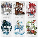 Brutal Birthright Series 6 Books Collection Set – Brutal Prince, Stolen Heir, Savage Lover, Bloody Heart, Broken Vow & Heavy Crown | Romance & Fiction