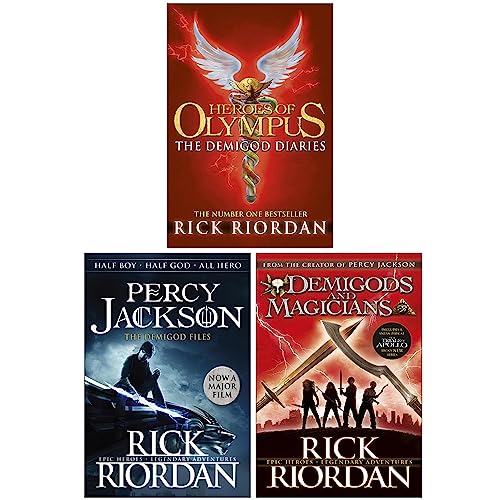 demigods and monsters rick riordan Rick Riordan Demigods 3 Books Collection Set (The Demigod Diaries [Har – Lowplex Books