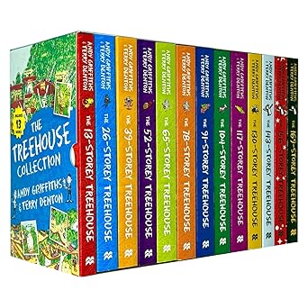 Treehouse Series by Andy Griffiths - 1-13 Books Collection