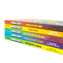 Minecraft Stonesword Saga Series 5 Books Collection Set | Crack in the Code!, Mobs Rule!,New Pets On The Block,To Bee Or Not to Bee!,The Golem’s Game