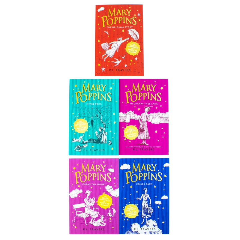 Mary Poppins The Complete Collection 5 Books Set Pack Mary Poppins Come Back