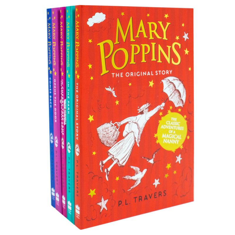 Mary Poppins The Complete Collection 5 Books Set Pack Mary Poppins Come Back