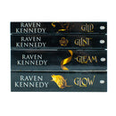 The Plated Prisoner Series Collection 4 Books Set by Raven Kennedy – Gild, Glint, Gleam, Glow| Fantasy Book Box Set for Readers & Fans of Dark Romance