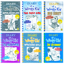 Diary of a Wimpy Kid (Book 12-17) 6 Books Collection Set (The Getaway, The Meltdown, Wrecking Ball, The Deep End, Big Shot & Diper Överlöde