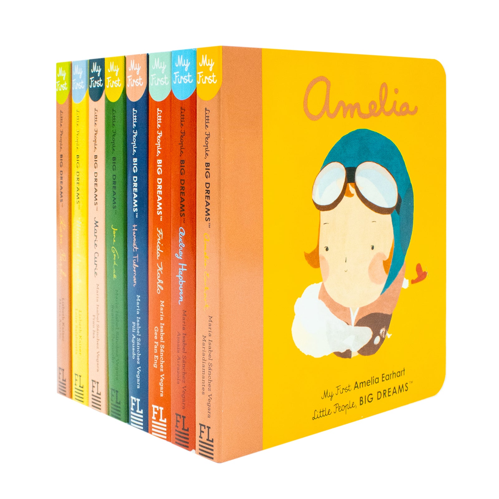 My First Library Little People, Big Dreams 8 Book Set - Amelia Earhart ...