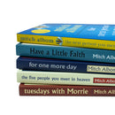 The Mitch Albom 5 Books Collection Box Set  (Tuesdays With Morrie, For One More Day, The Five People You Meet In Heaven,The Next Person You Meet in Heaven, Have A Little Faith)
