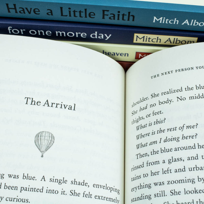 The Mitch Albom 5 Books Collection Box Set  (Tuesdays With Morrie, For One More Day, The Five People You Meet In Heaven,The Next Person You Meet in Heaven, Have A Little Faith)
