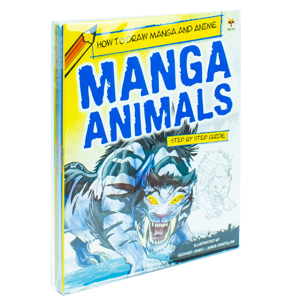 Step By Step Guide How To Draw Manga and Anime For Beginners 6 Books ...