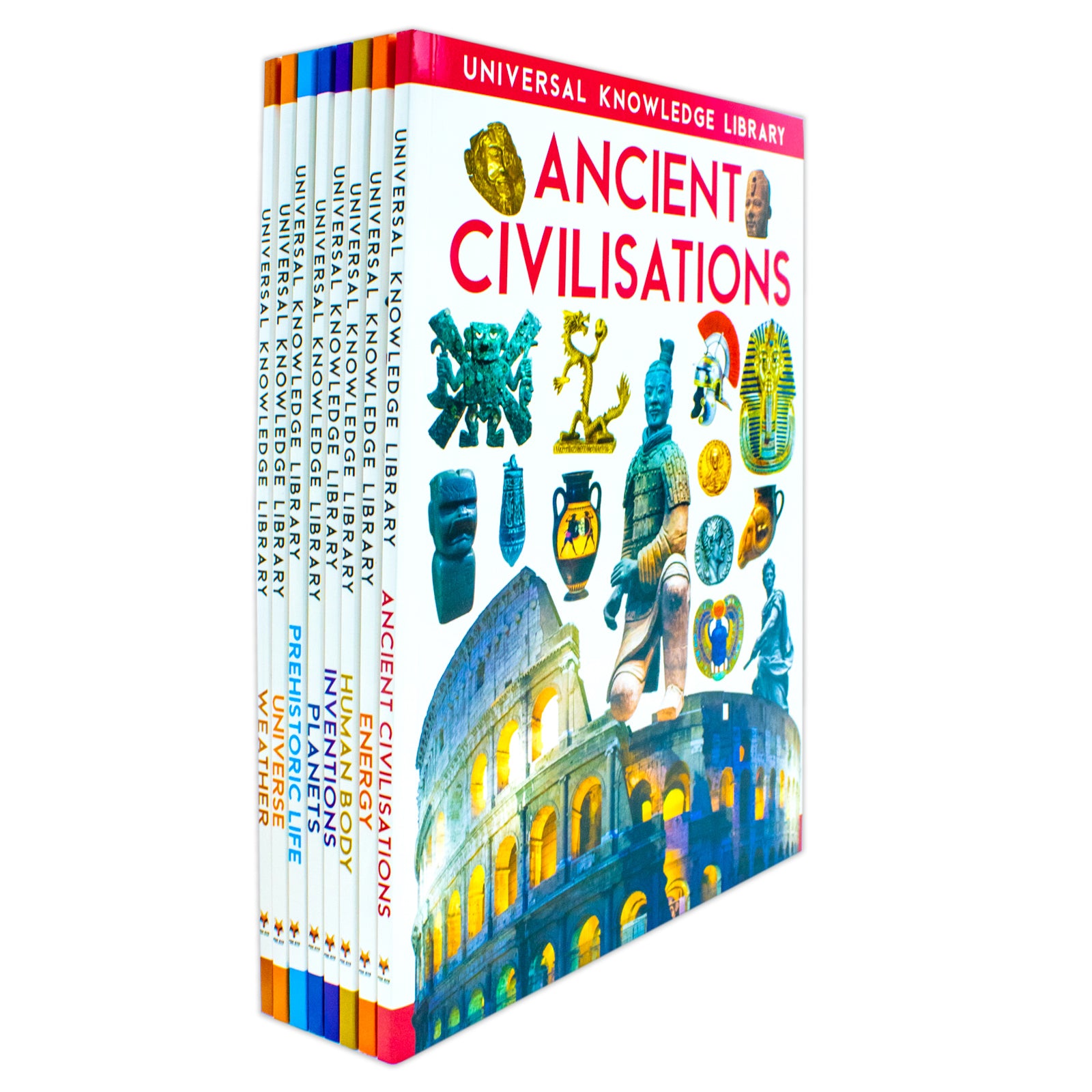 Universal Knowledge Library Science and History 8 Volumes Book Collect ...