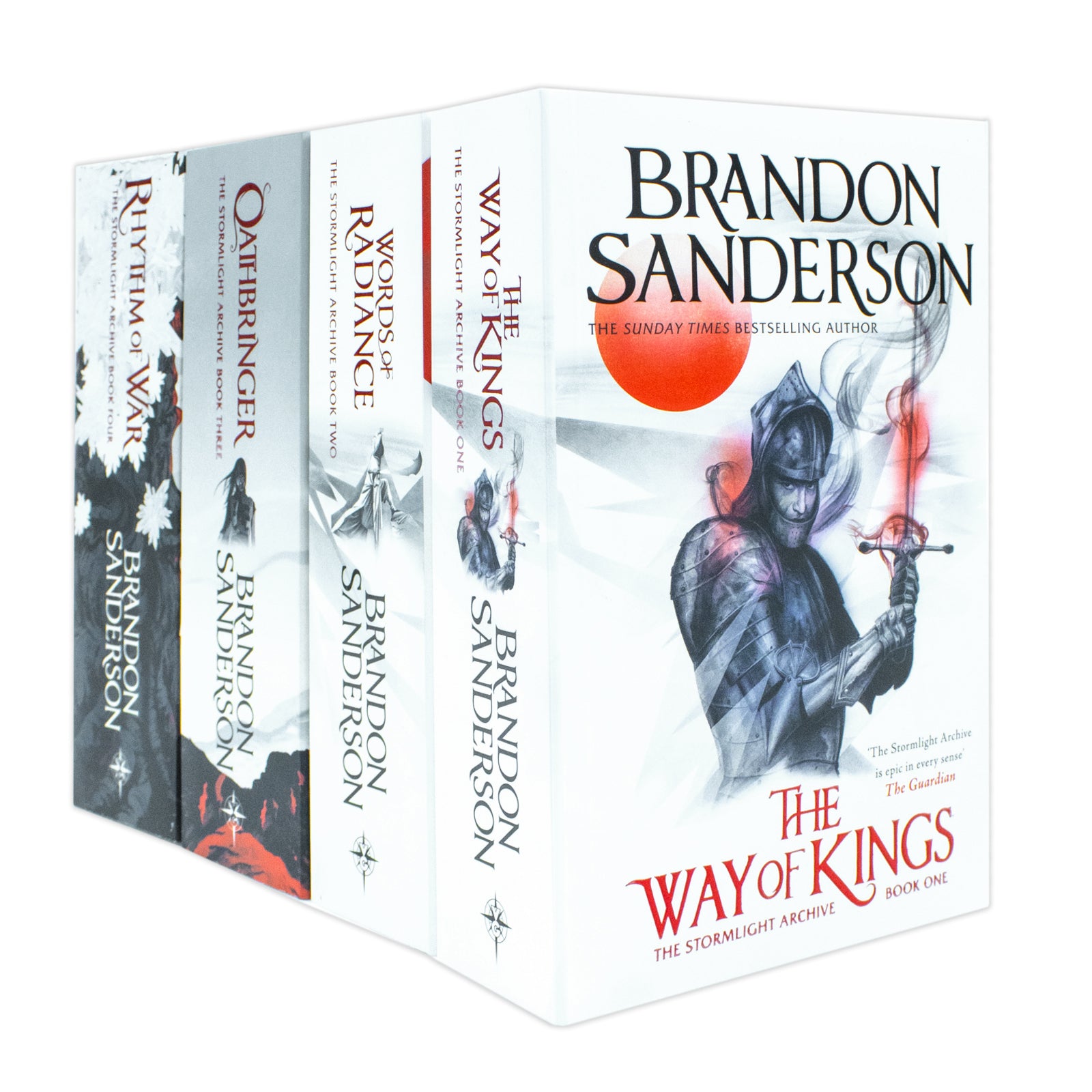 The Stormlight Archive 4 Book Set by Brandon Sanderson (Hardback