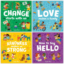 My First Behaviour and Manners Library 4 Books Collection Set by Sophie Beer (Change Starts With Us, Love Makes a Family, Kindness Makes Us Strong, How to Say Hello)