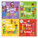 A Let's Talk 4 Book Collection Set By Molly Potter & Sarah Jennings (The Same But Different, Will You Be My Friend, What's Worrying You & How Are You Feeling Today)