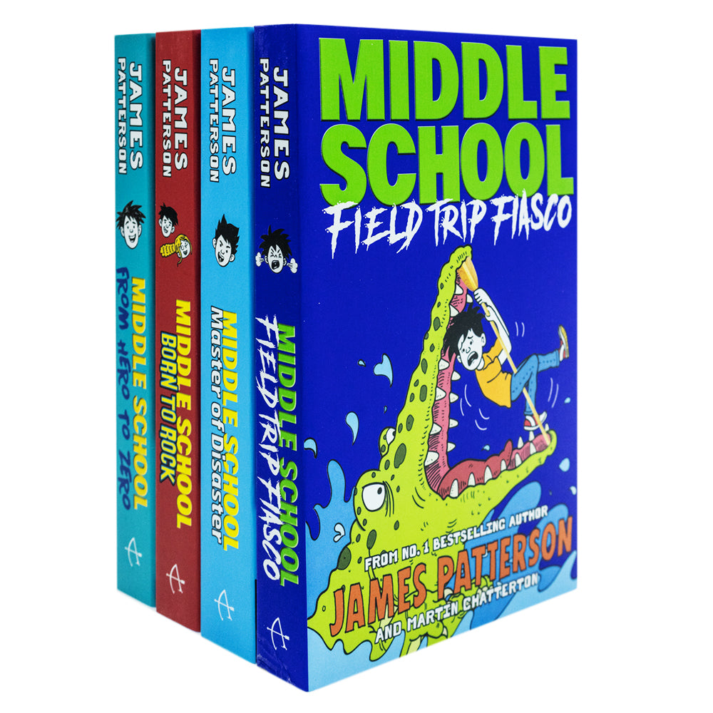 Middle School Series 4 Books Collection Set By James Patterson