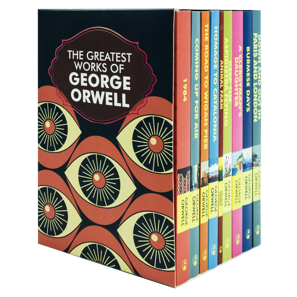 George Orwell's 9 books set collection of classic literature