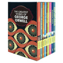 The Greatest Works of George Orwell 9-Book Collection Set | Classic Literature, Dystopian Fiction, 1984, Burmese Days, Homage to Catalonia & More