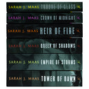 Throne Of Glass Series Sarah J Maas 6 Books Collection Set, Tower Of Dawn