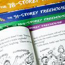 The Treehouse Story Books 1-11 Collection by Andy Griffiths – Includes 26-Storey Treehouse, and More – A Fun, Hilarious & Imaginative Kids' Series!