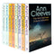 Ann Cleeves Vera Stanhope 8 Books Series Collection Set (The Seagull,Glass Room)