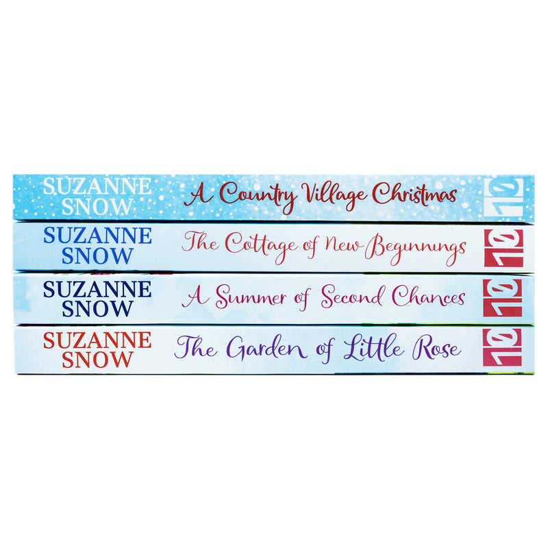 Suzanne Snow Welcome to Thorndale Series Collection 4 Books Set (A Country Village Christmas, The Garden of Little Rose, A Summer of Second Chances, The Cottage of New Beginnings)