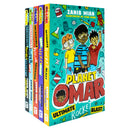 Planet Omar 5 Books Box Set By Zanib Mian(Rocket Blast,Hero Flop,Rescue Mission,Super Spy,Trouble Magnet)