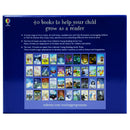 Usborne Reading Library - Confident Readers Collection 40 Books Box Set (Purple)