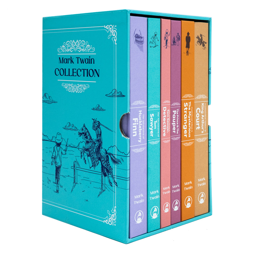 The Mark Twain 6 Book Deluxe Hardback Collection (The Adventures