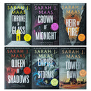 Throne Of Glass Series Sarah J Maas 6 Books Collection Set, Tower Of Dawn