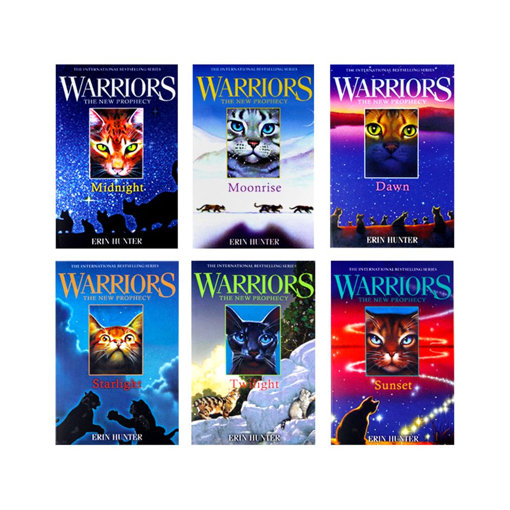 Warrior Cats Series 2 by Erin Hunter - 6 Books for Young Readers