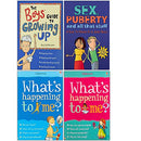 The Boys' Guide to Growing Up, Sex Puberty and All That Stuff, What's Happening to Me Boy, Girls 4 Books Collection Set