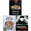 Wagamama 3 Books Collection Set by Hugo Arnold –Wagamama Cookbook, Feed Your Soul & Your Way– Recipes, Asian Cuisine, Healthy Eating, Culinary,Cooking
