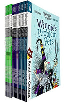 Read With Oxford: Winnie And Wilbur 18 Books Collection Set Level Stage 4, 5 & 6 (Age 4 - 6) (Holiday Fun, Chilly Winnie, Tidy Up, It's Teatime Winnie!, Winnie Dresses Up, Warbling Winnie and More)