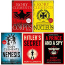 Rory Clements Tom Wilde Series 5 Books Collection Set (Corpus, Nucleus, Nemesis, Hitler's Secret, A Prince and a Spy)