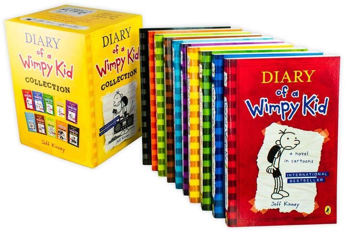 Diary of a Wimpy Kid Hardcover Books #1-9 & Paperback #10&11 - by