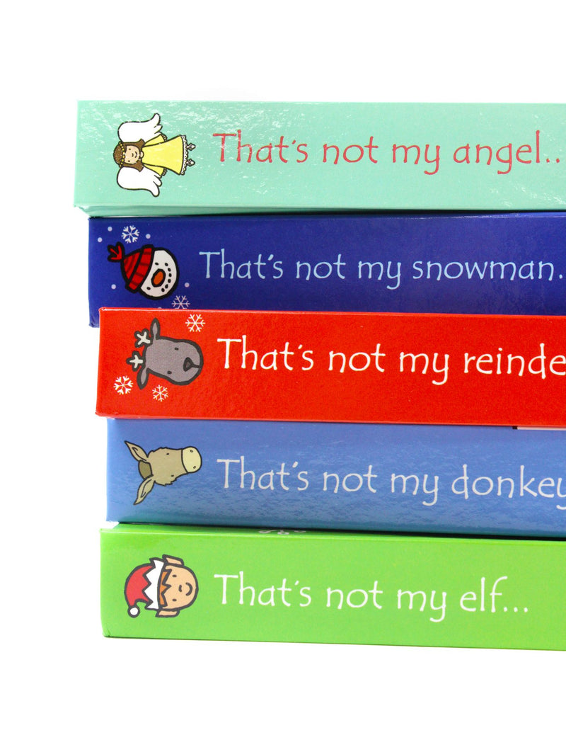 Thats Not My Touchy Feely 5 Board Books Set Christmas Collection