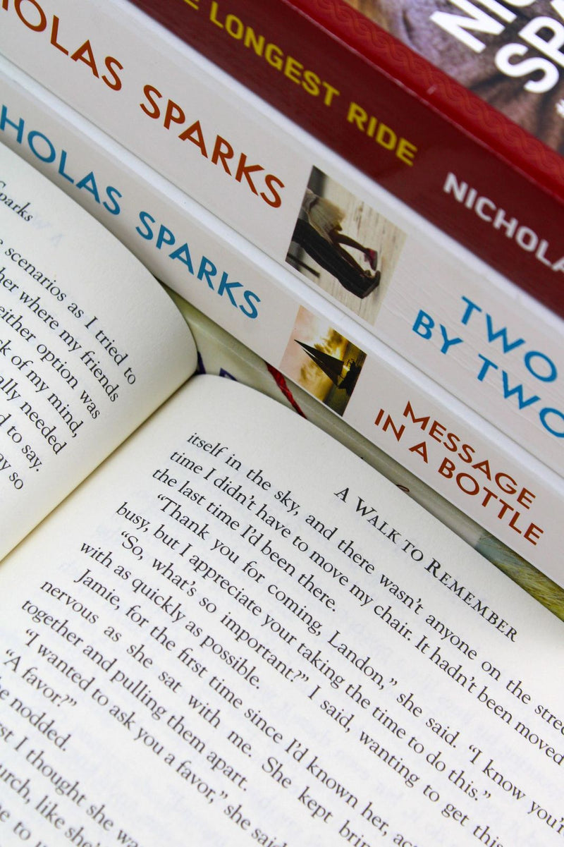 Nicholas Sparks Collection 5 Books Set (Two by Two, Every Breath, Message in a Bottle, The Longest