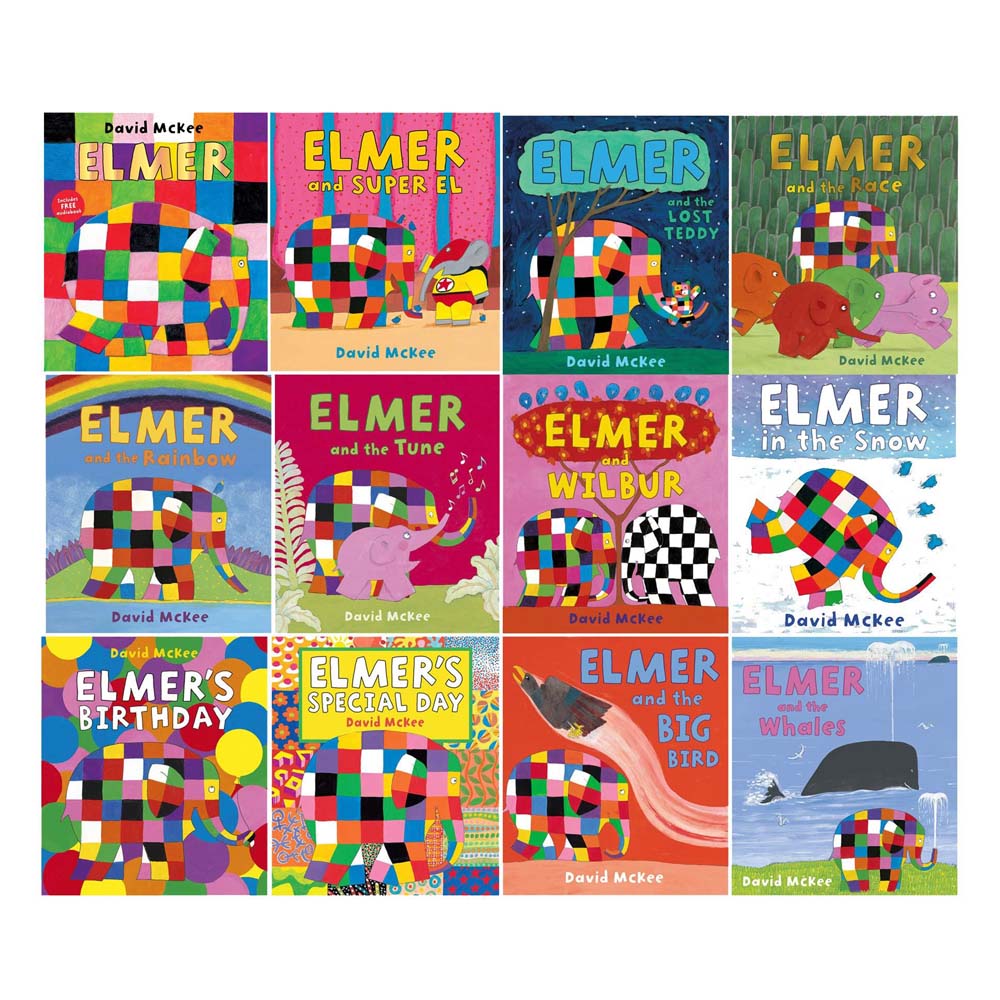 Elmer Classic Picture Books by David McKee for Kids Ages 3-7