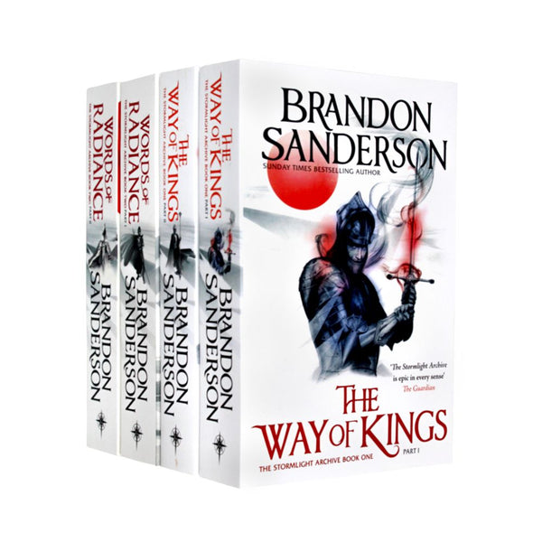Stormlight Archive Series Brandon Sanderson Collection 4 Books Set Way of Kings