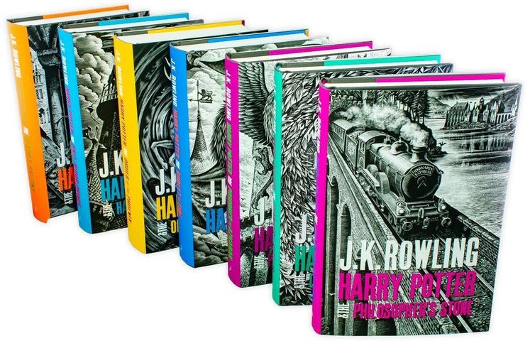 Harry Potter Mina Lima Edition Series Collection 2 Books Set by J.K. R –  Lowplex