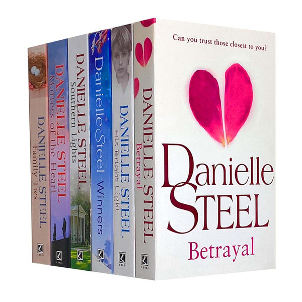 Danielle Steel Series 2 Collection 6 Books Set, Southern Lights, Family Ties...