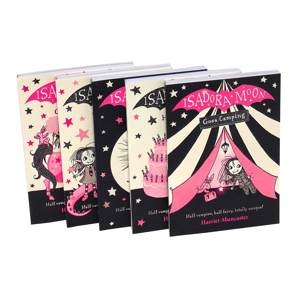 Isadora Moon 5 Book Collection by Harriet Muncaster – Lowplex Books