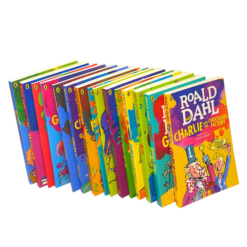 Roald Dahl 15 Books Box Set Collection Going Solo, Matilda