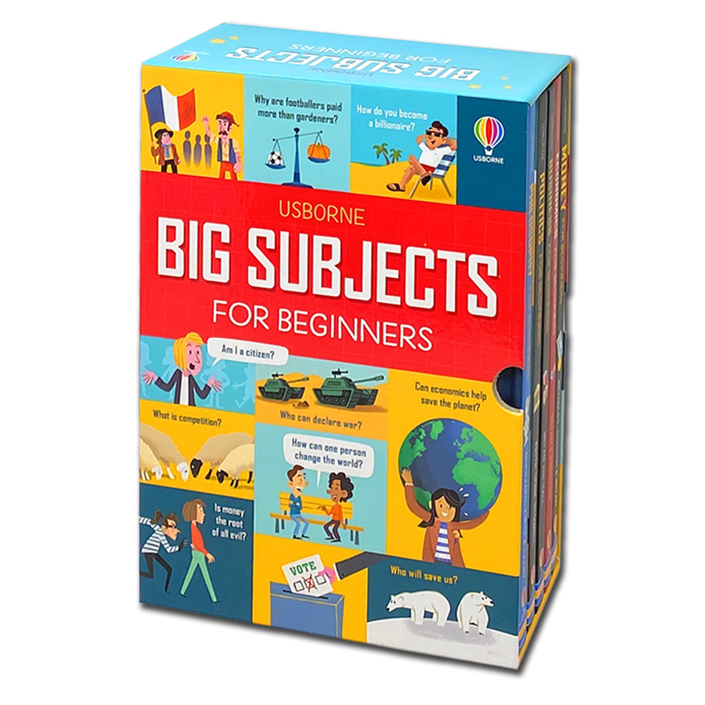 Usborne Big Subjects for Beginners 5-Book Collection Box Set | Educational Kids Books | Science, History & More | Learning Books for Children Usborne Big Subjects for Beginners 5-Book Collection Box Set | Educational Kids Books | Science, History & More | Learning Books for Children