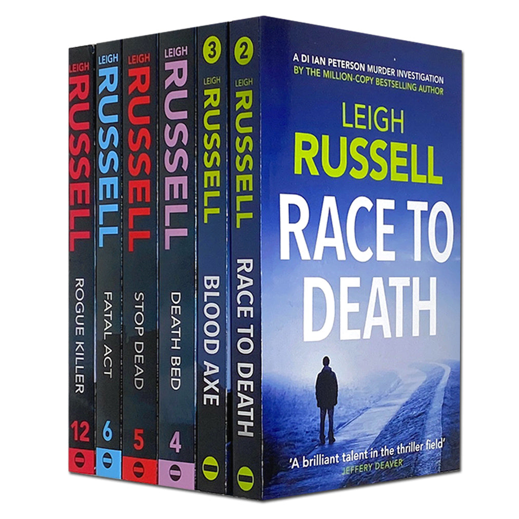 Leigh Russell A DI Geraldine Steel 6 Books Set Collection Lowplex