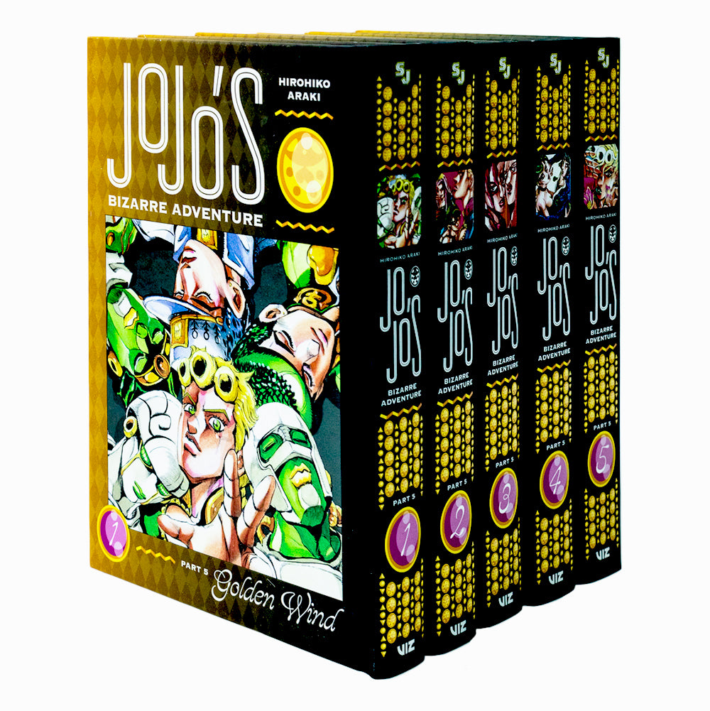 JoJo's Bizarre Adventure Part 5- Golden Wind Series 5 Books