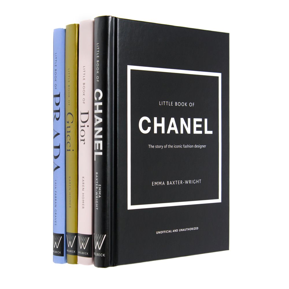 None, Accents, Ingram Little 4 Books Gucci Prada Chanel Dior