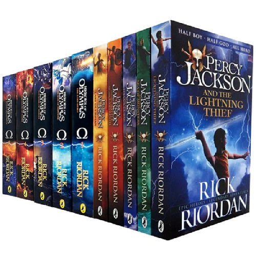 Heroes of Olympus & Percy Jackson Series Collection 10 Books Set