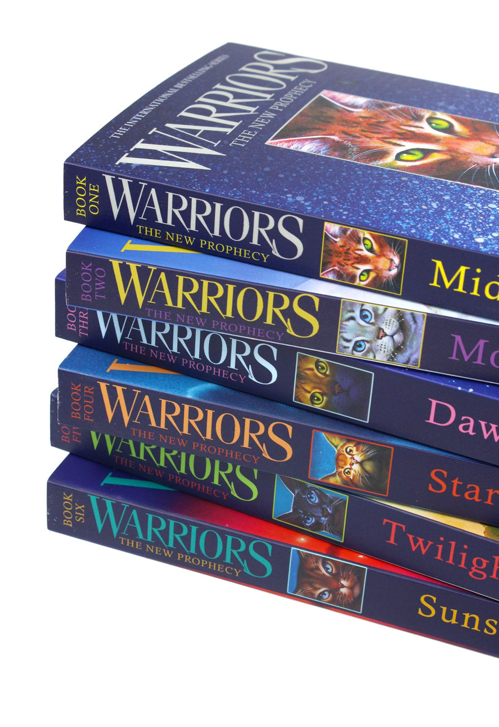 Warrior Cats by Erin Hunter: Series 2 The New Prophecy 6 Books Collection  Set - Ages 8-12 - Paperback